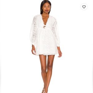 NWT for love and lemons white dress